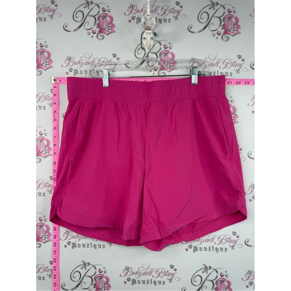 Tuff Athletics shorts bright flowy Hot Pink Workout Shorts